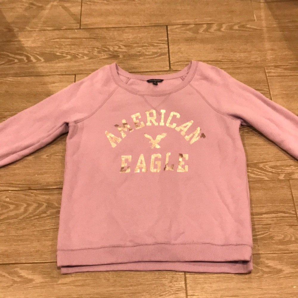 Lilac American Eagle Crew Neck
